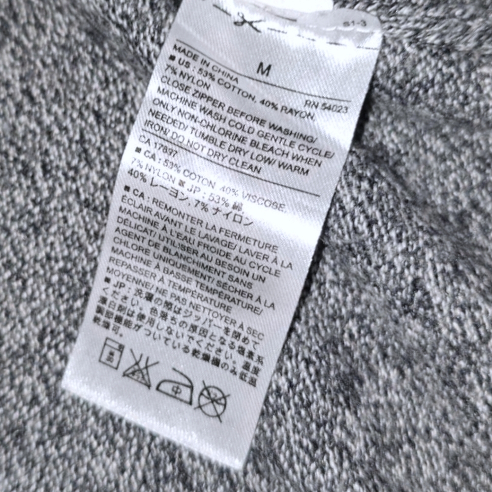 BANANA REPUBLIC FULL ZIP SWEATER - Picture 3 of 8